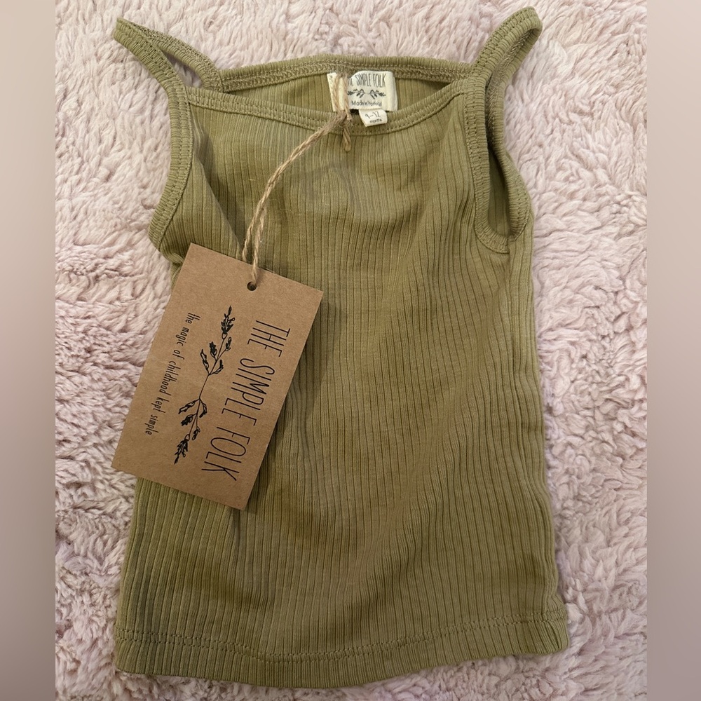 Simple Folk Top Baby Ribbed 9-12 months